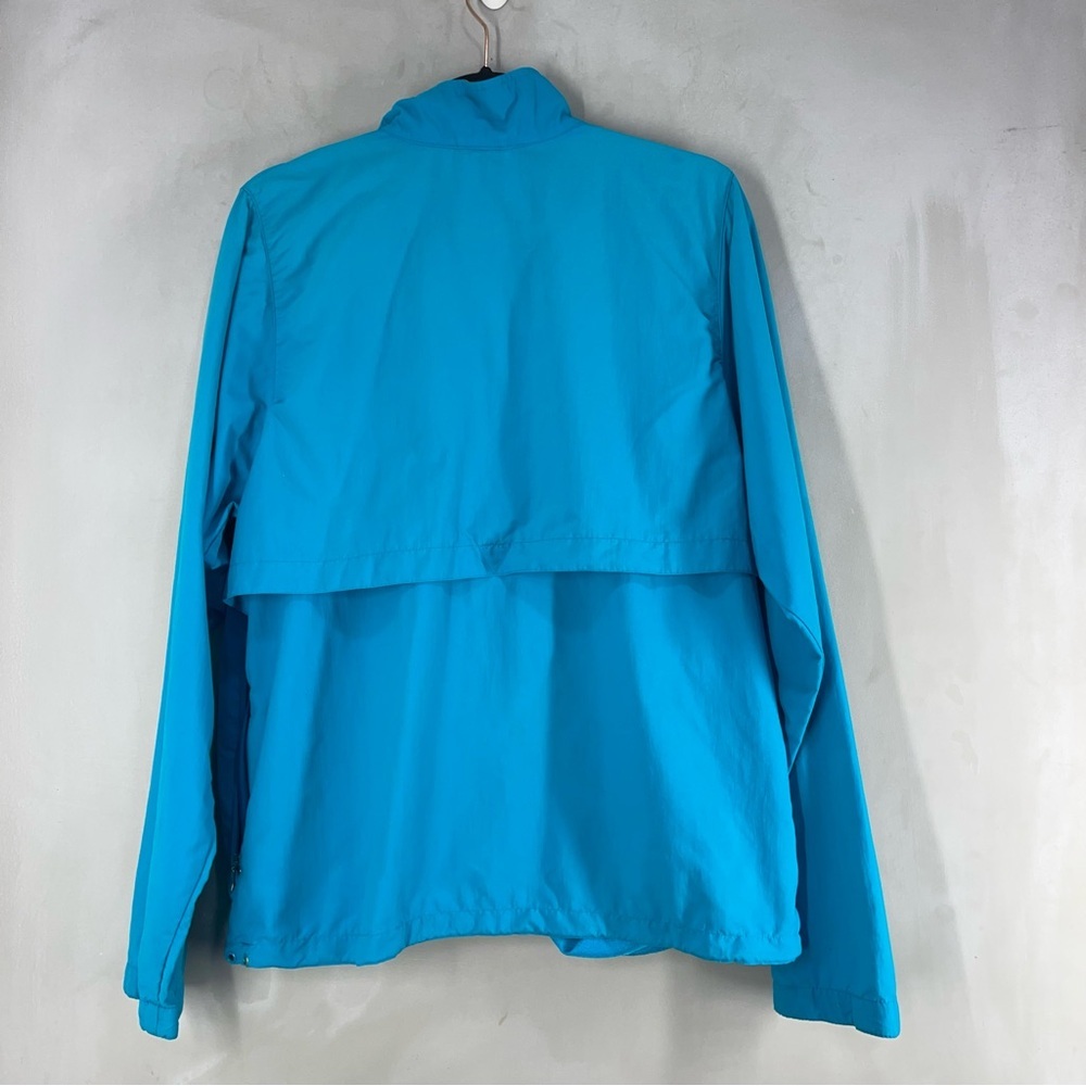 Nike Bright Turquoise Half-Zip Pullover Jacket 80’s Medium Size - Picture 9 of 11